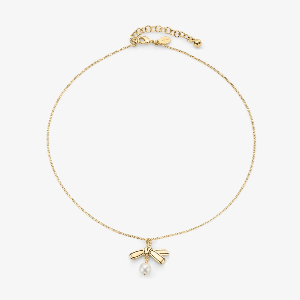 Ribbon Pendant Necklace