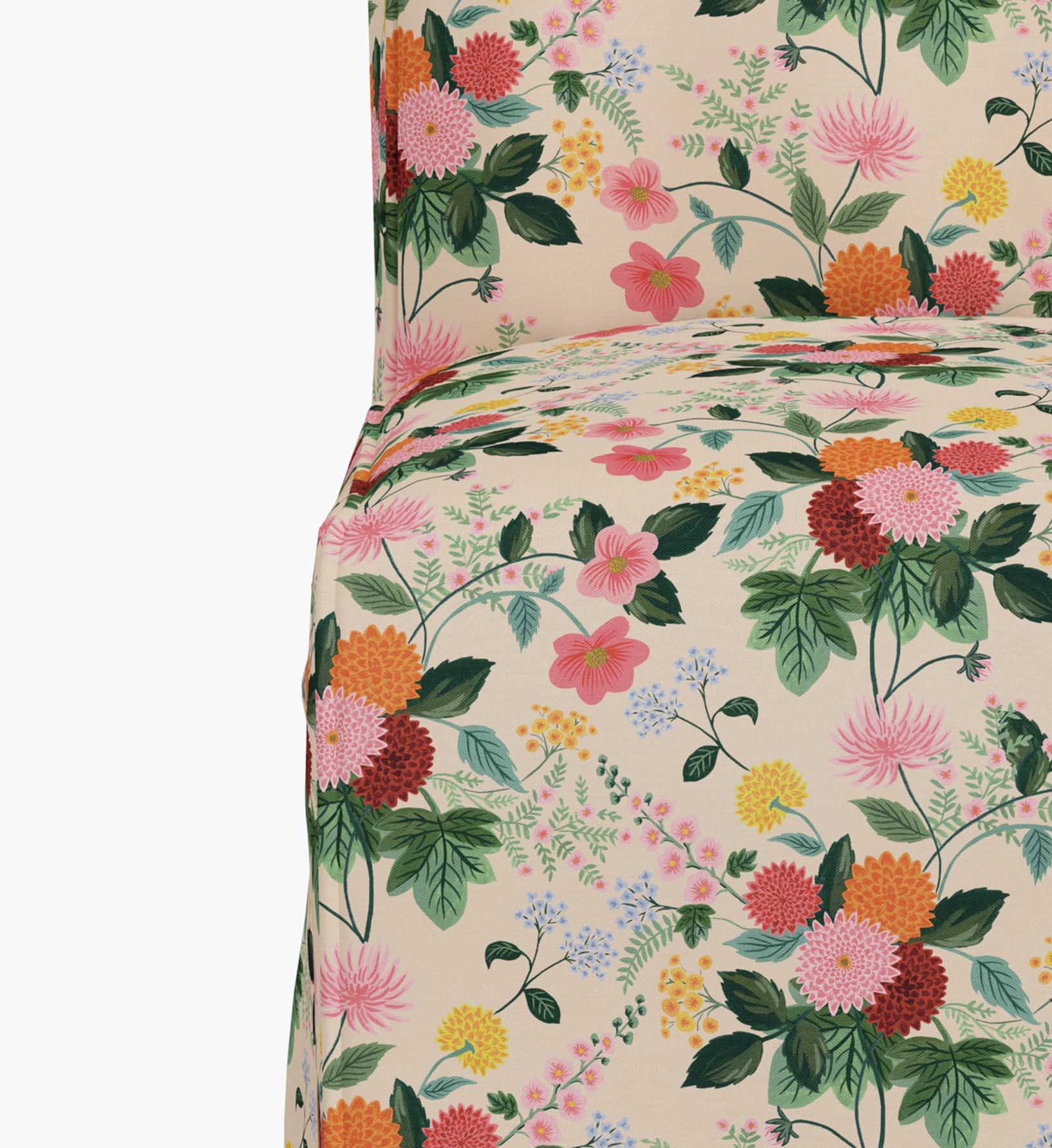 Frances Slipcover Dining Chair - Dahlia