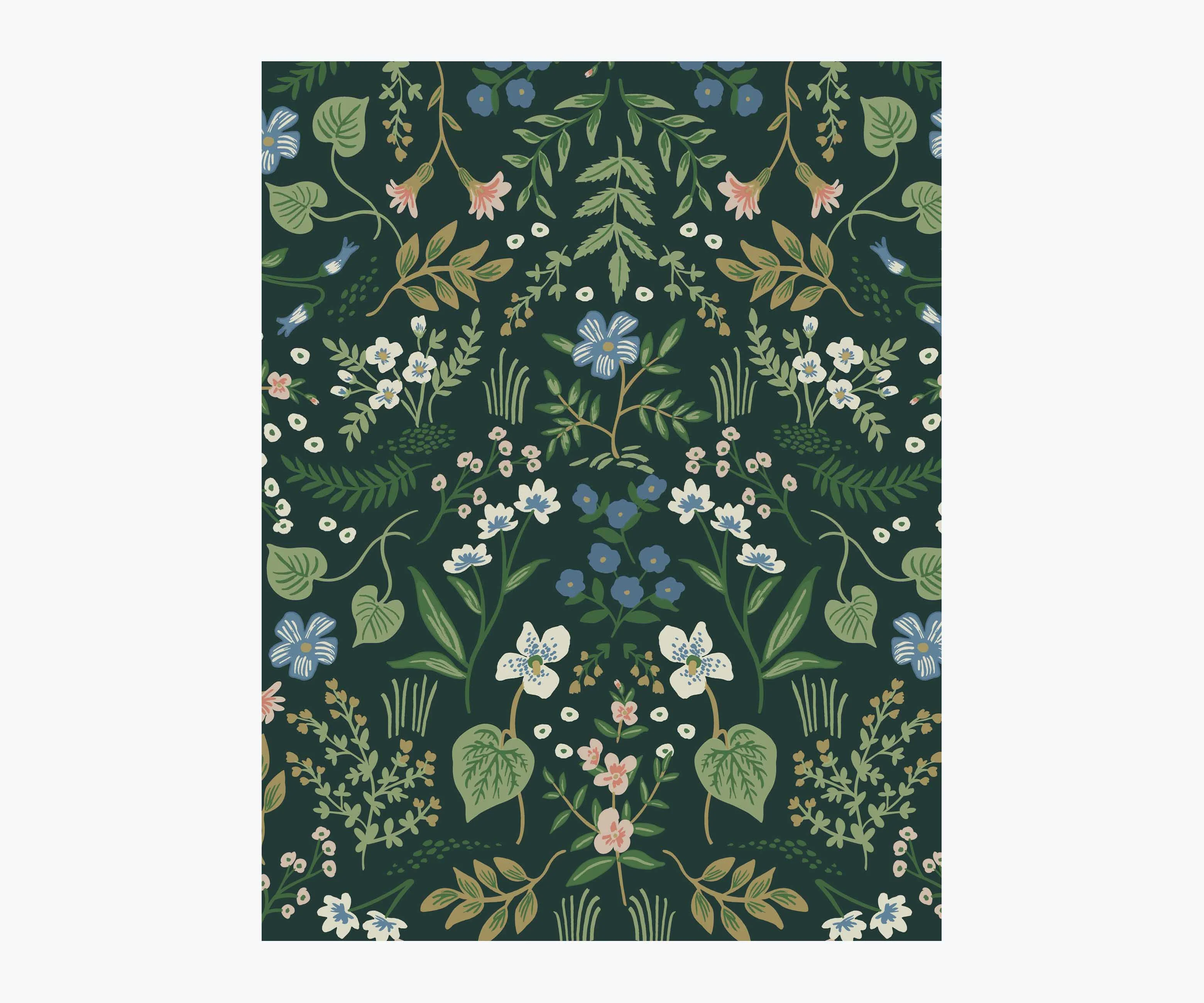 Wildwood Wallpaper Sample - Hunter