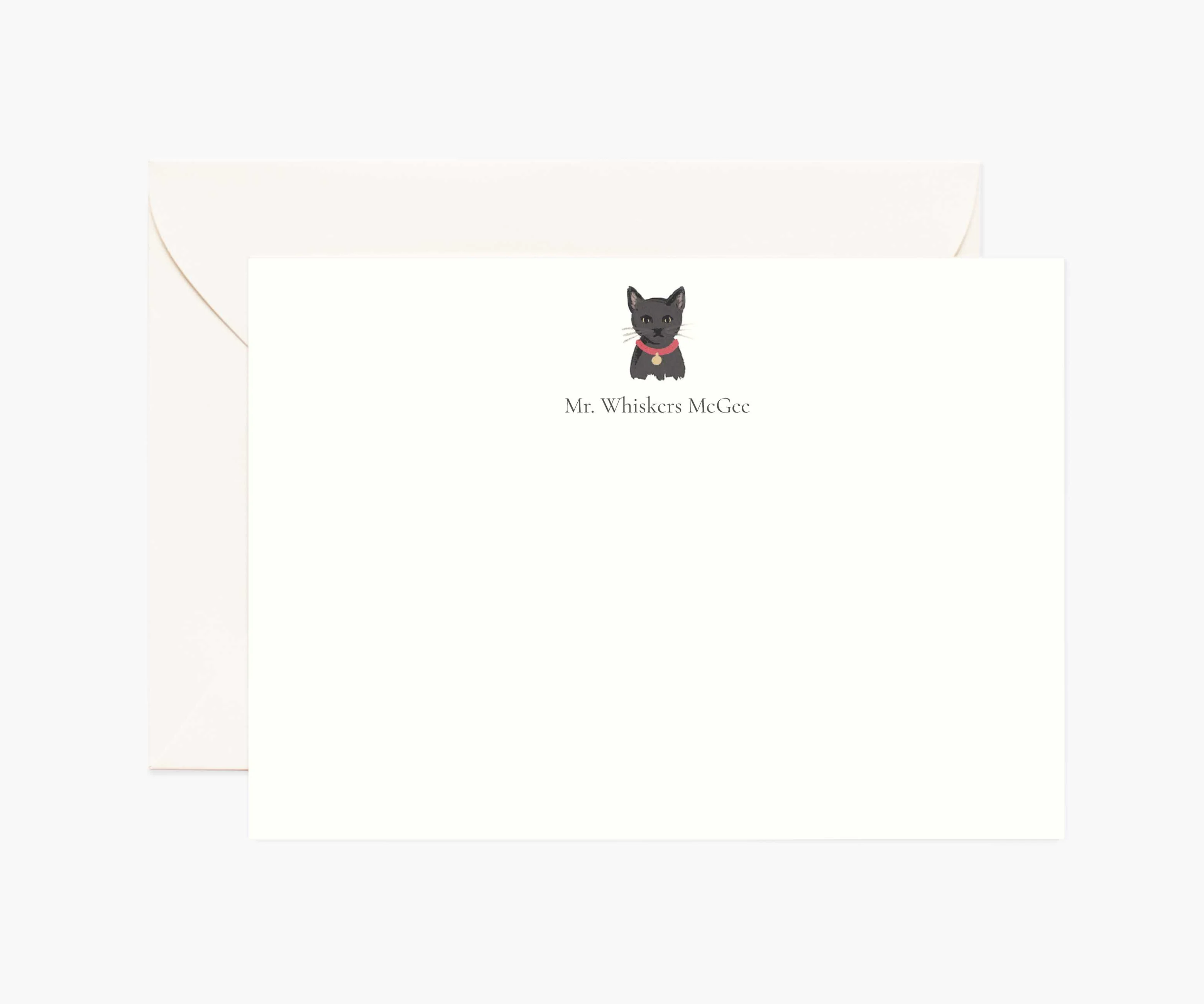 Pets Personalized Stationery - Cat 2