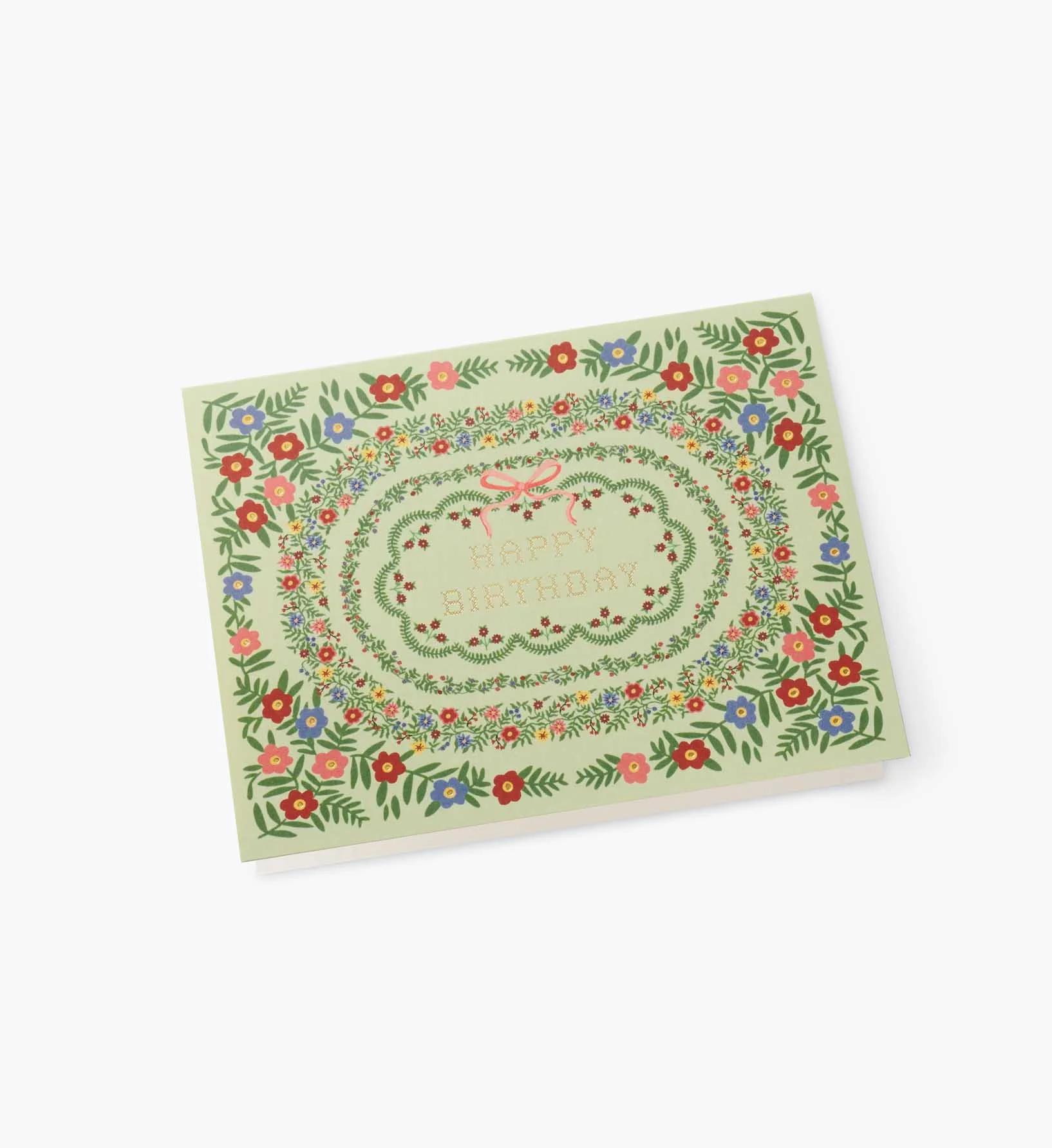 Rosette Birthday Card