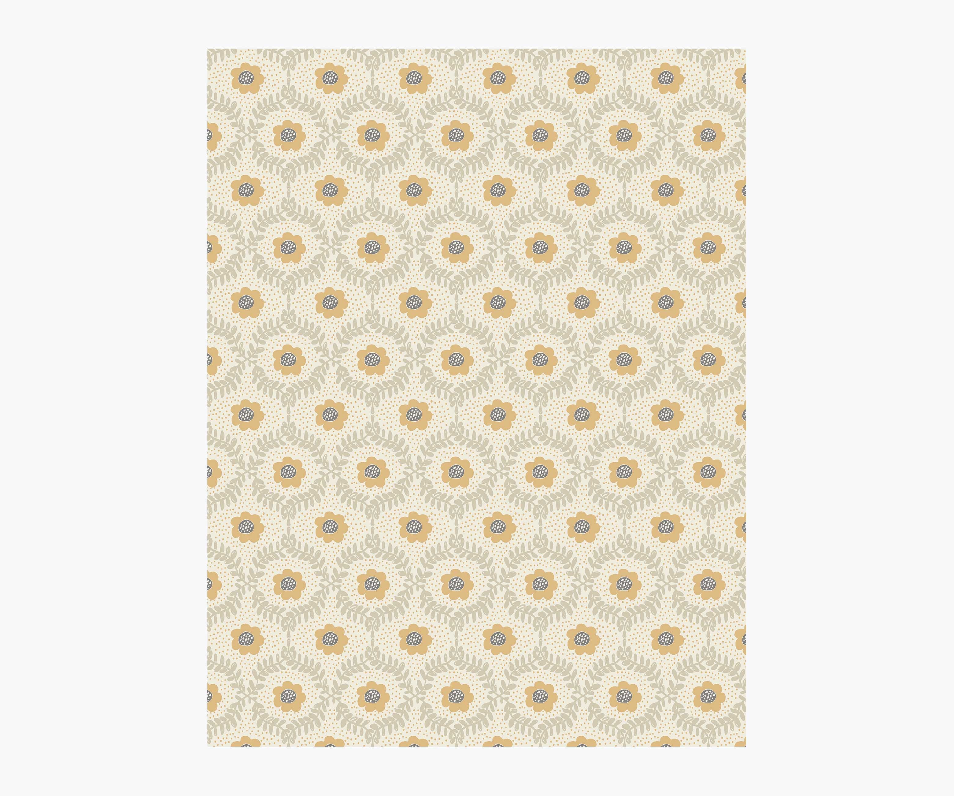 Emma Wallpaper Sample - Linen