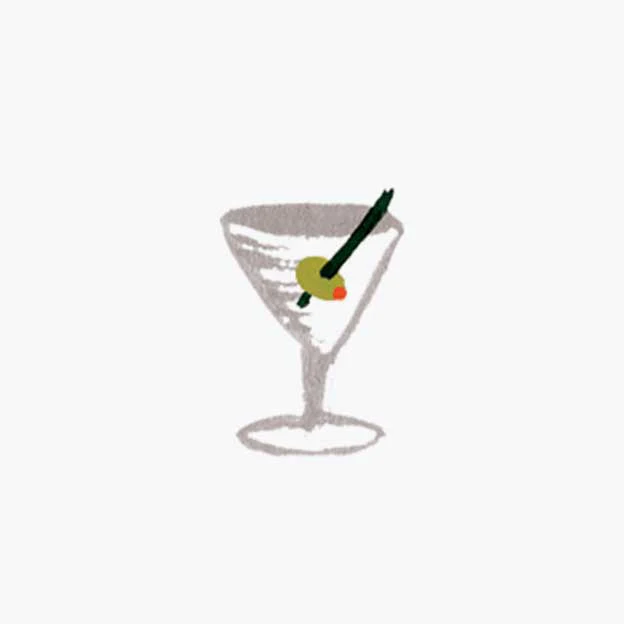 Food & Drink Personalized Stationery  - Martini