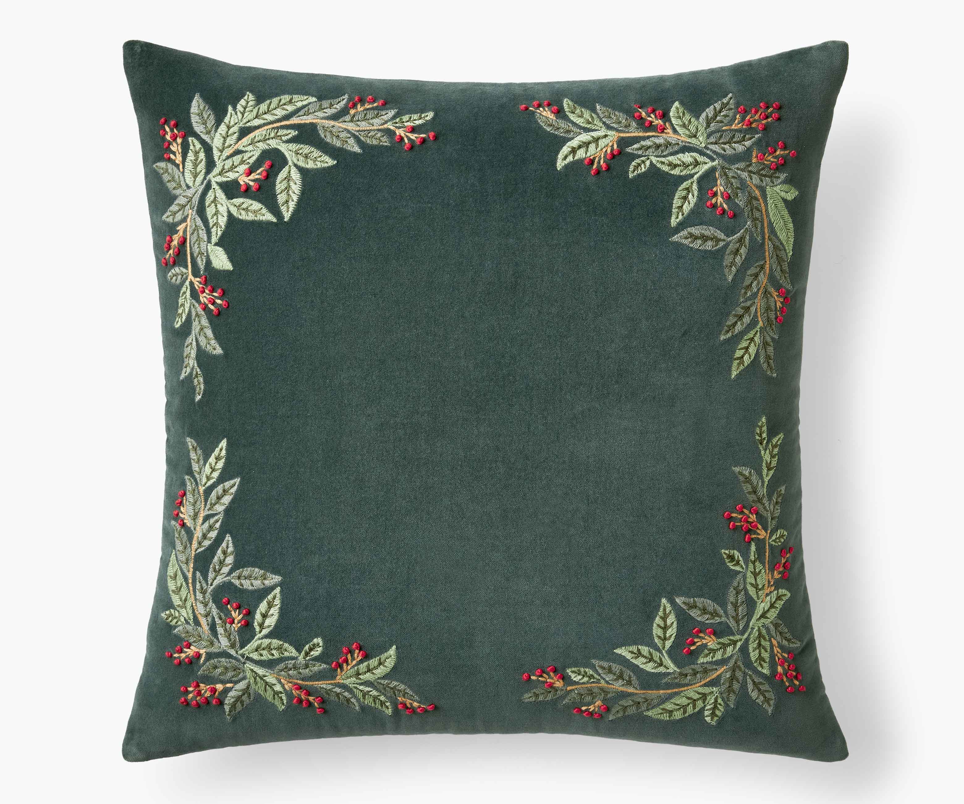 Embroidered Pillow Cover - Willowberry