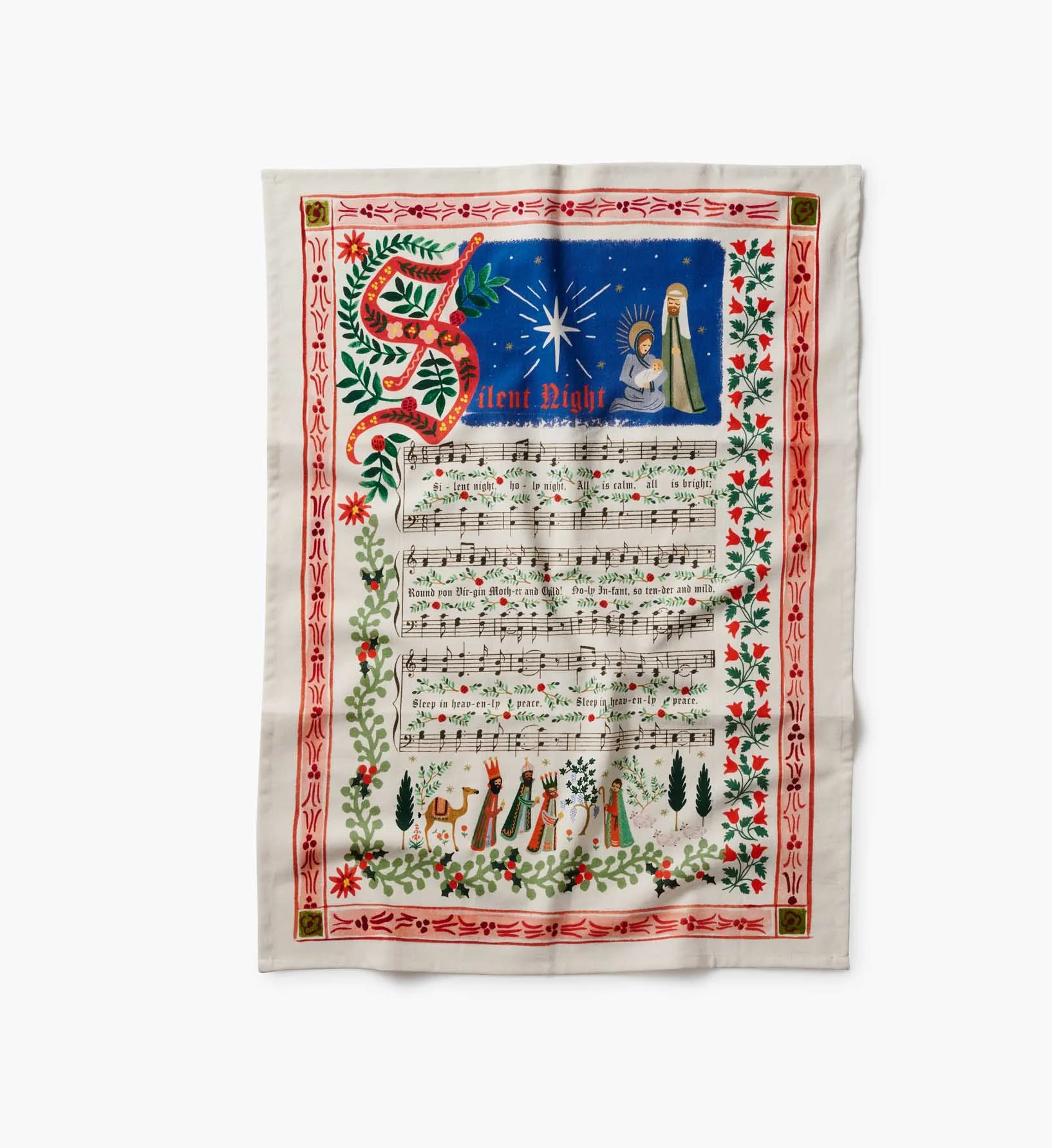 Holiday Tea Towel - Christmas Carols