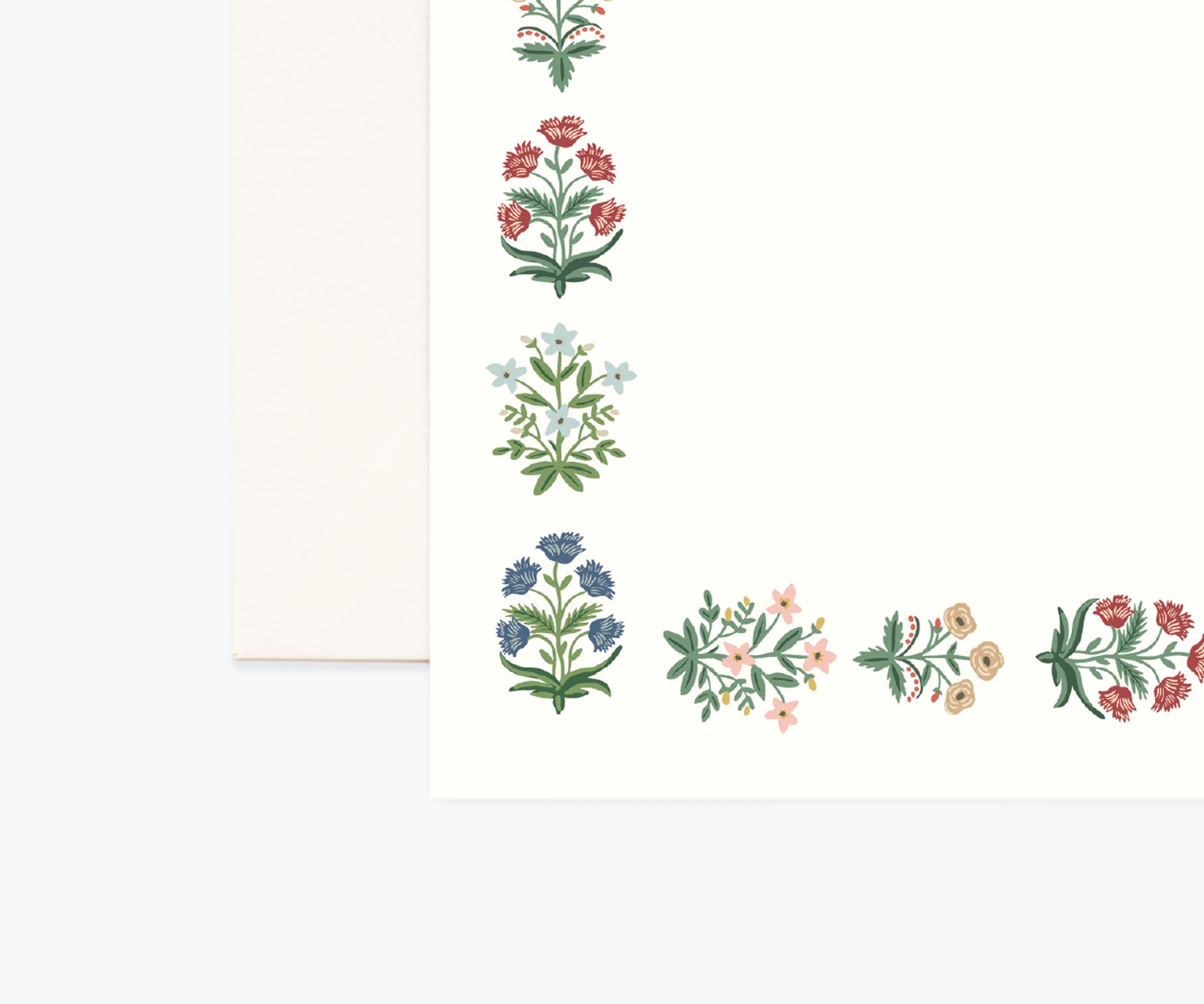 Floral Personalized Stationery  - Mughal Rose