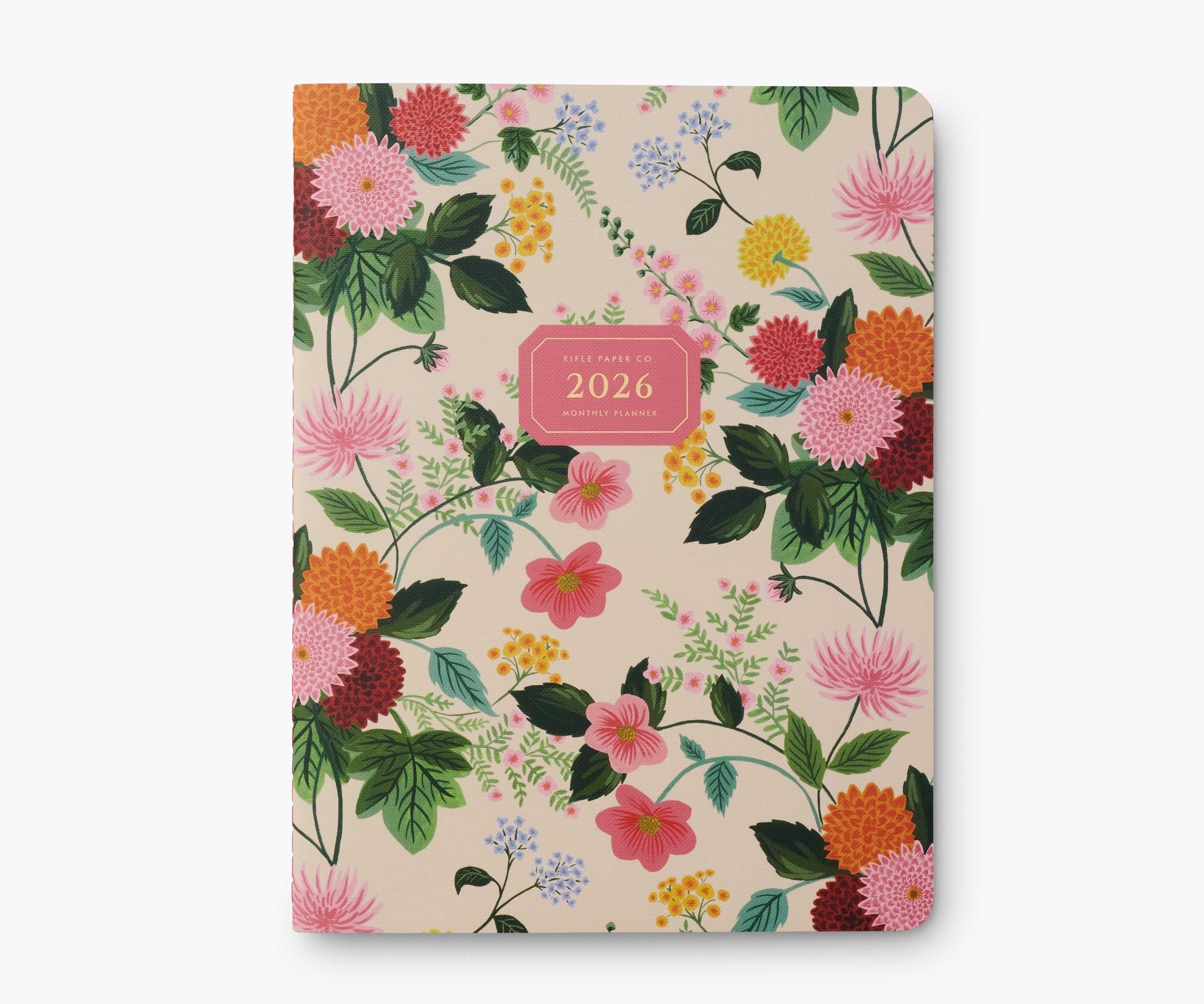 2026 12-Month Appointment Notebook - Dahlia