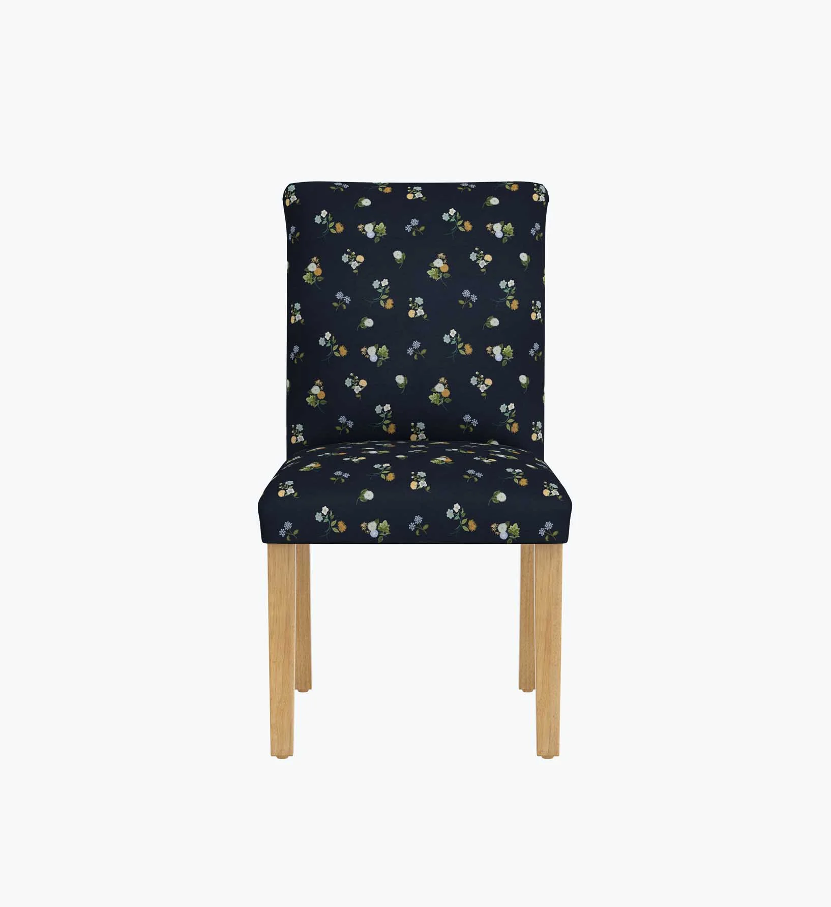 Lorraine Dining Chair - Ditsy Dahlia Navy