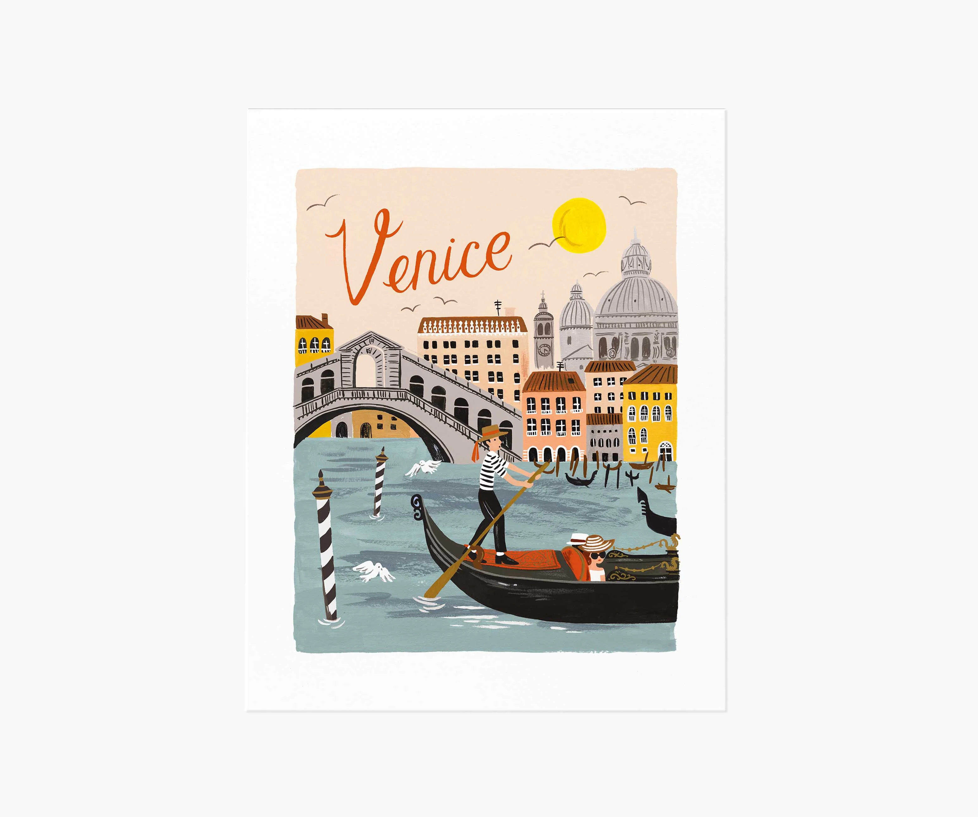 Venice World Traveler Art Print