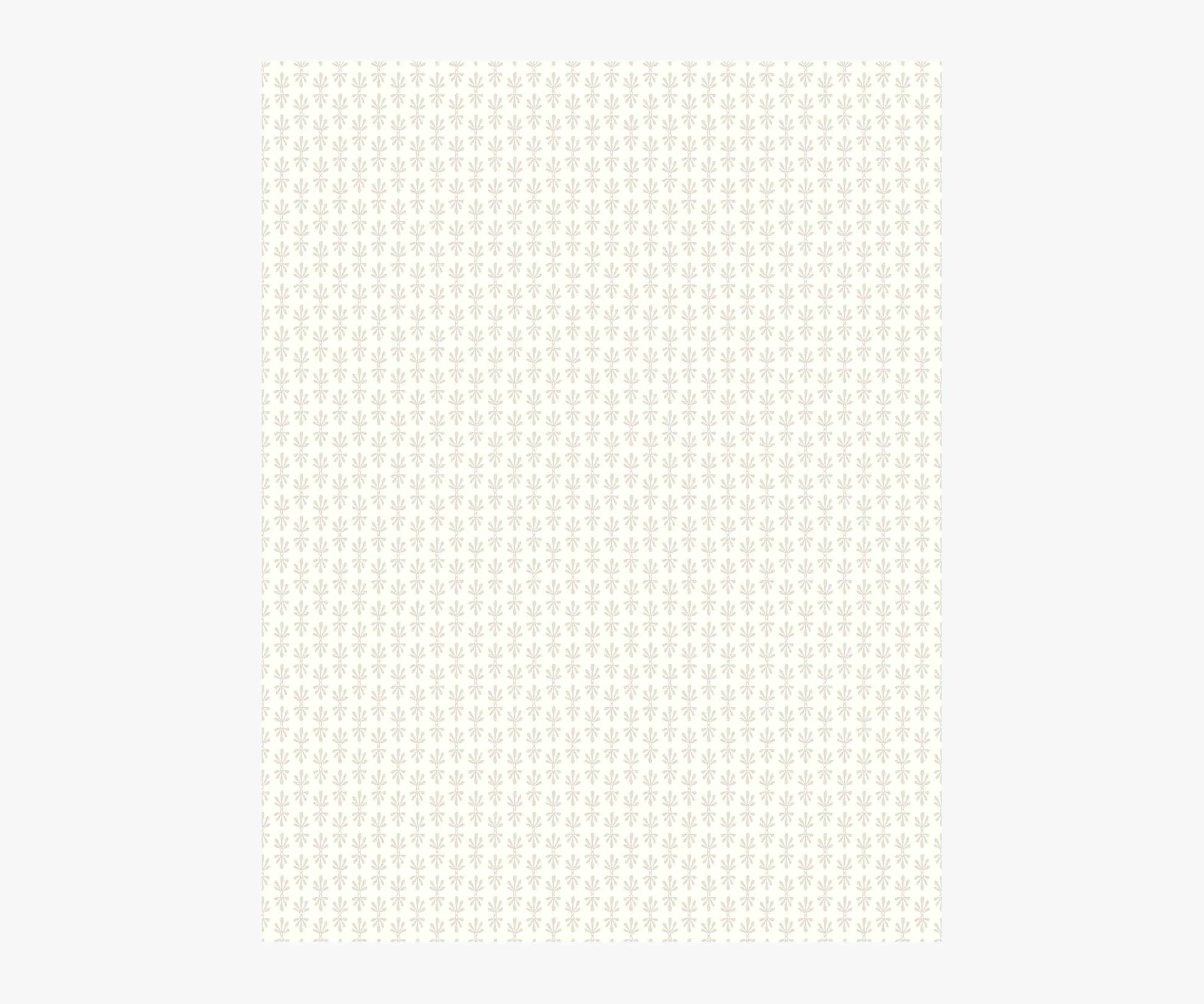Petal Wallpaper Sample - White & Linen