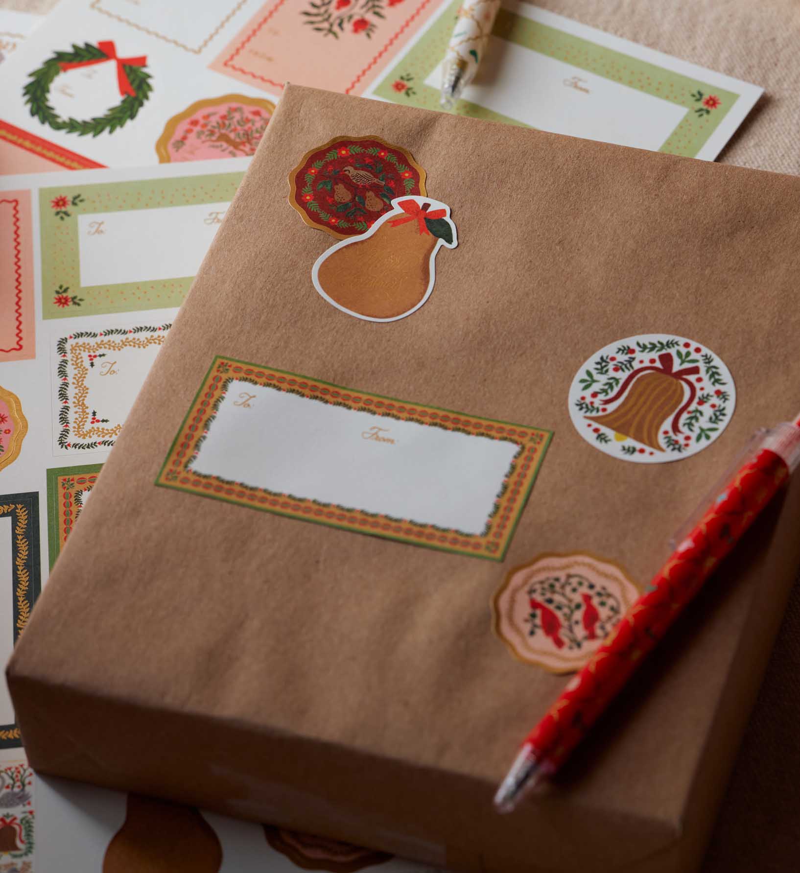 Holiday Gift Stickers - Christmastide