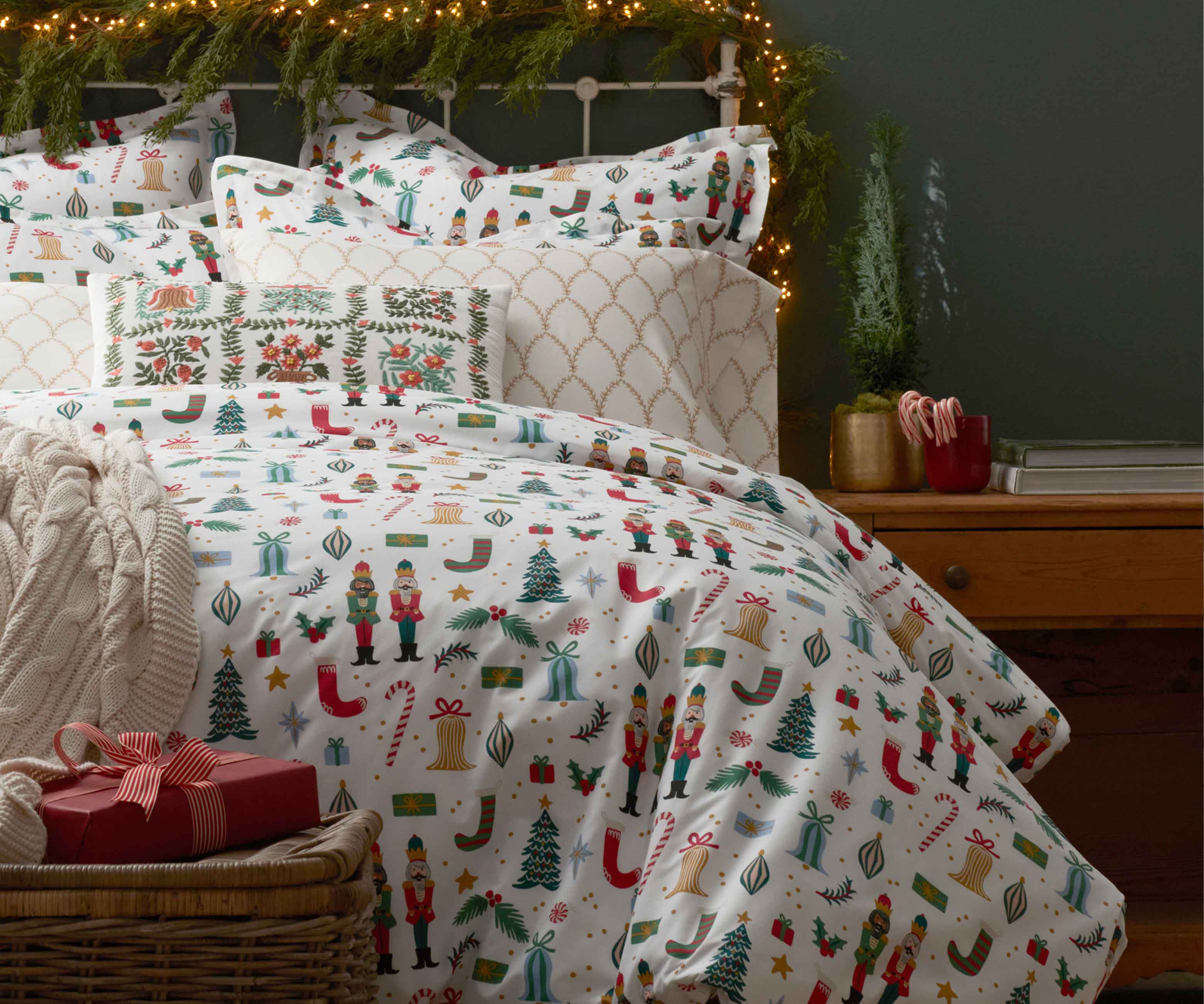 Percale Duvet Cover - Nutcracker