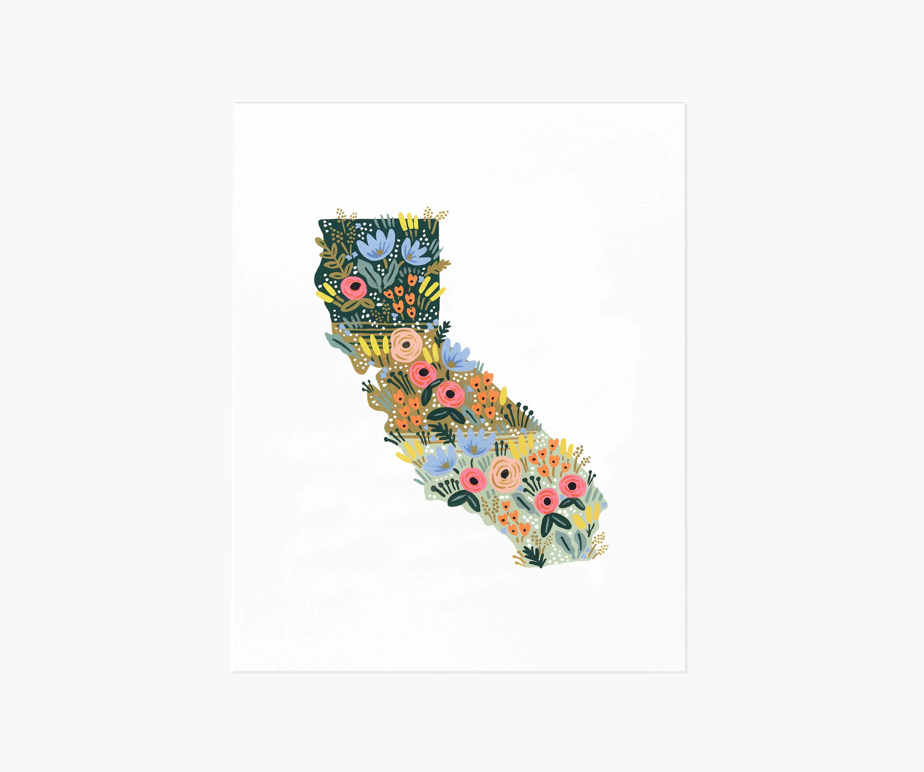 California Wildflowers Art Print