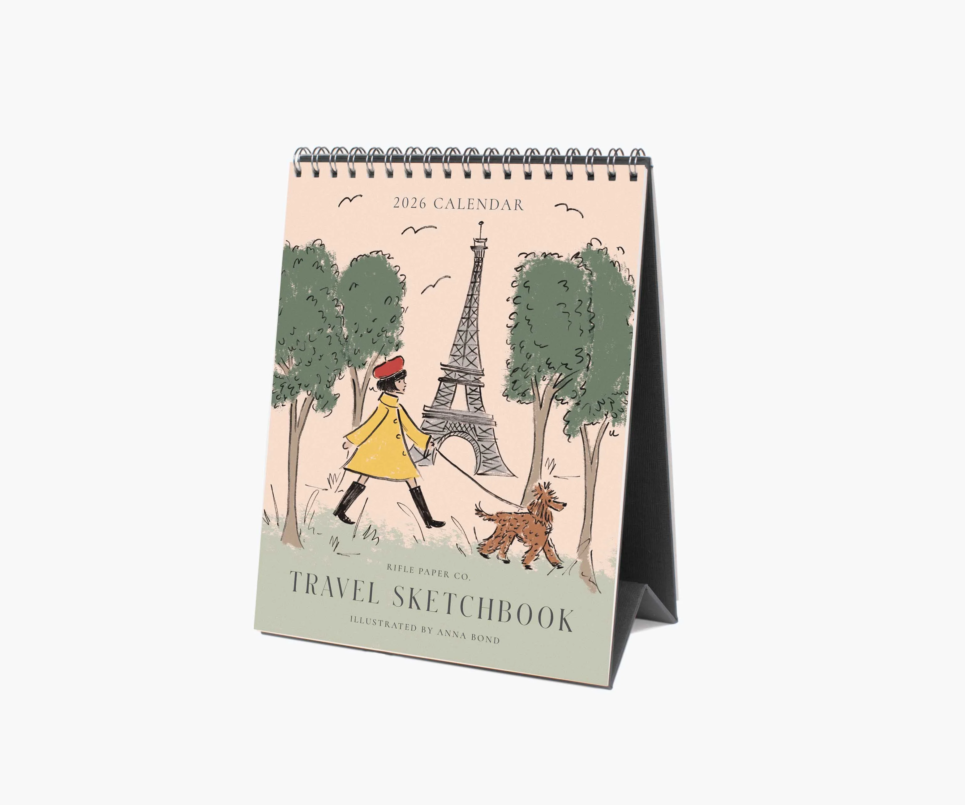 2026 Desk Calendar - Travel Sketchbook
