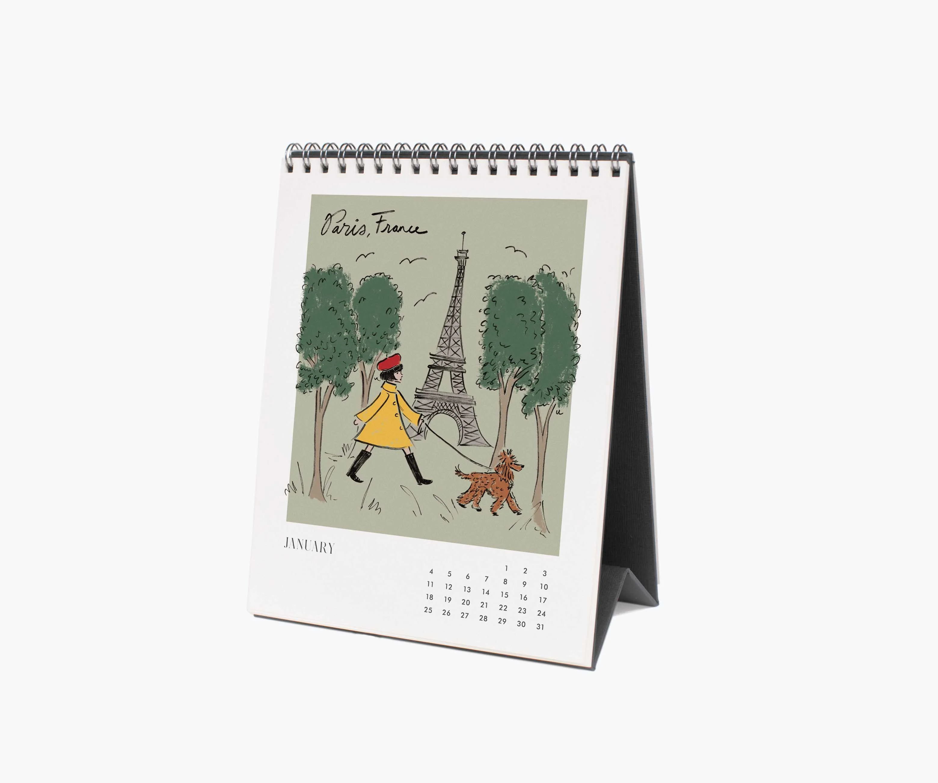 2026 Desk Calendar - Travel Sketchbook
