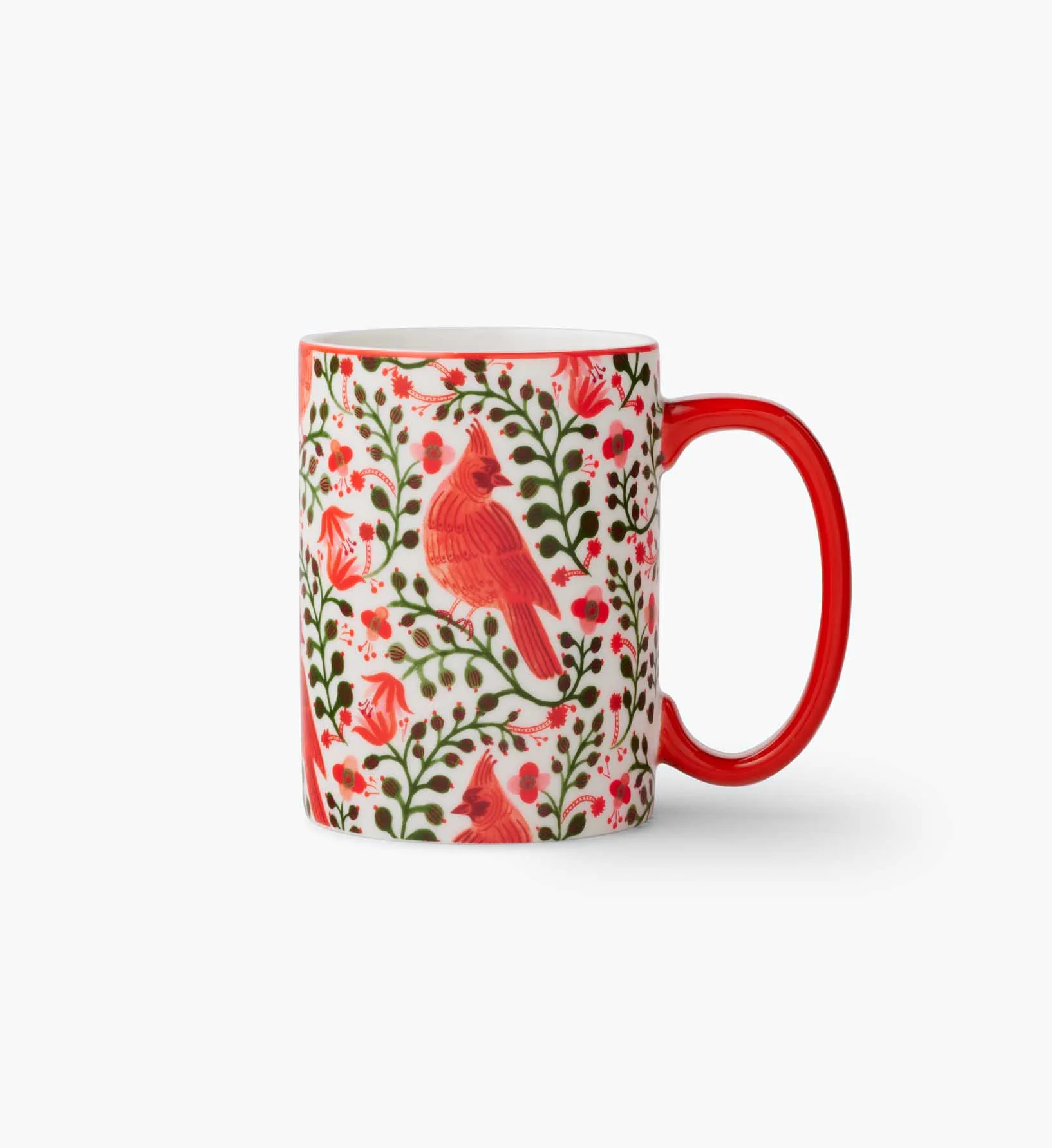 Holiday Porcelain Mug - Cardinals