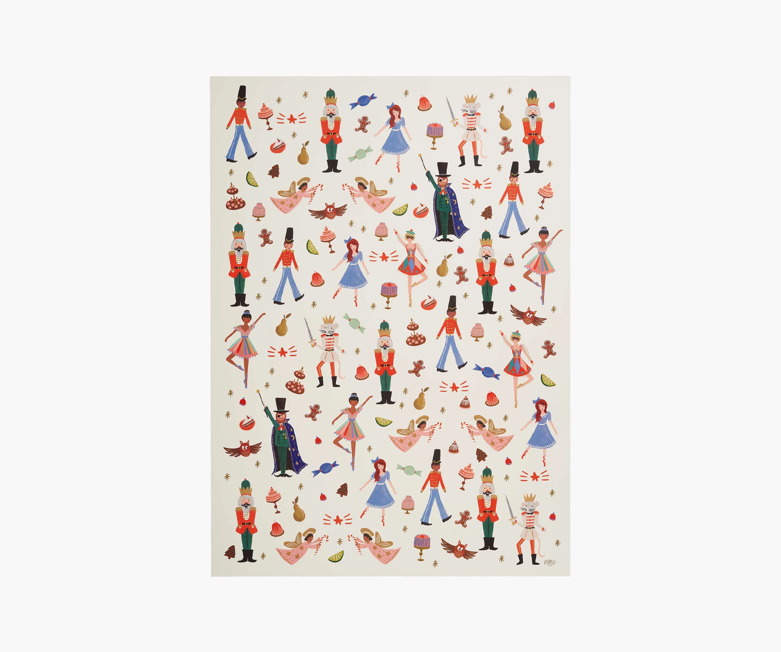 Holiday Wrapping Sheets - Nutcracker