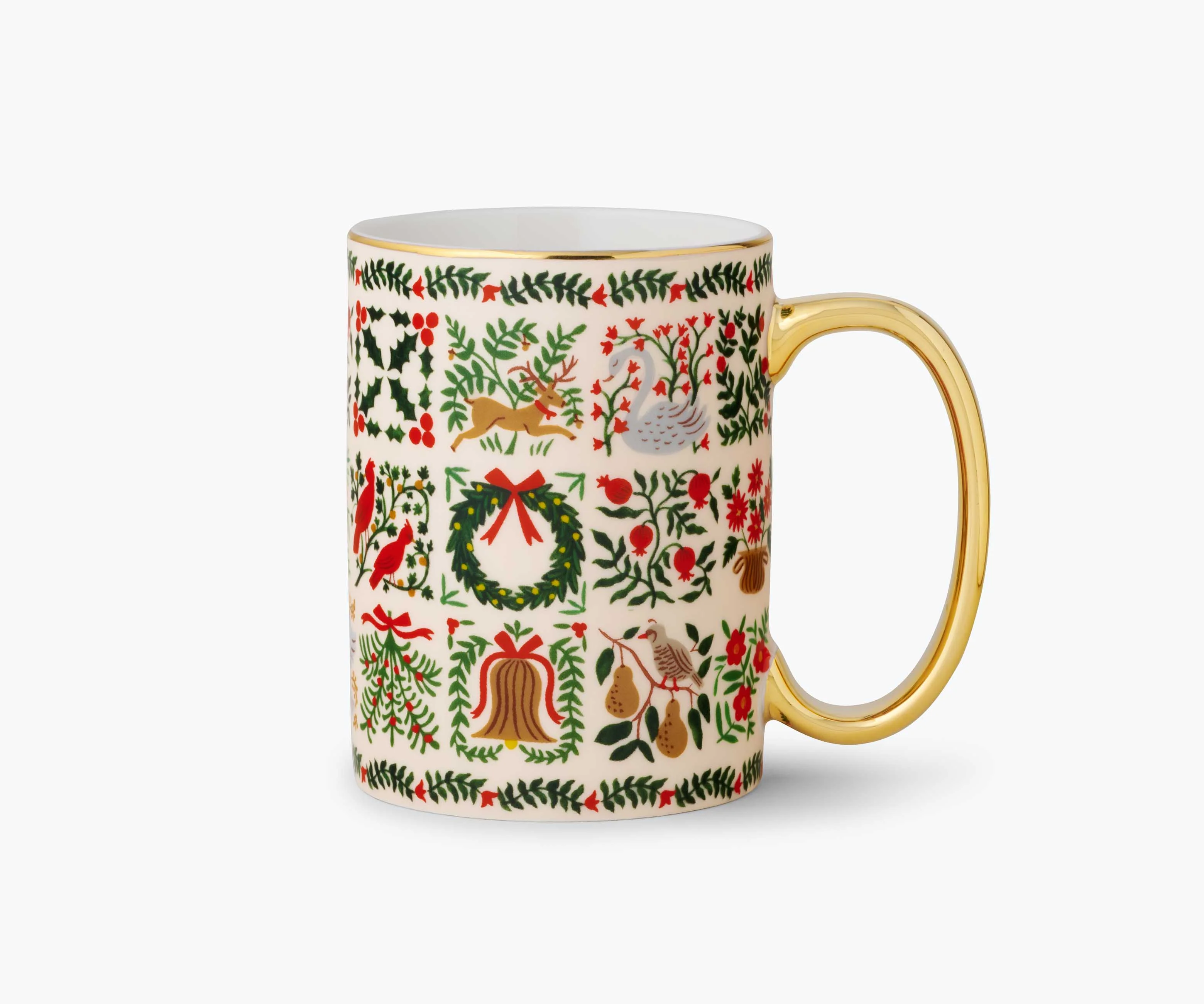 Holiday Porcelain Mug - Christmastide